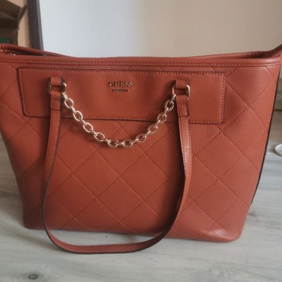 GUESS Factory Women's Alenna Quilted Carryall Tote Handbag - Picture 2 of 5